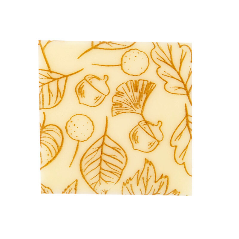 2014081 PLAQUETTE MOTIF AUTOMNE 30X30MM 220 PCES ***S/CDE***