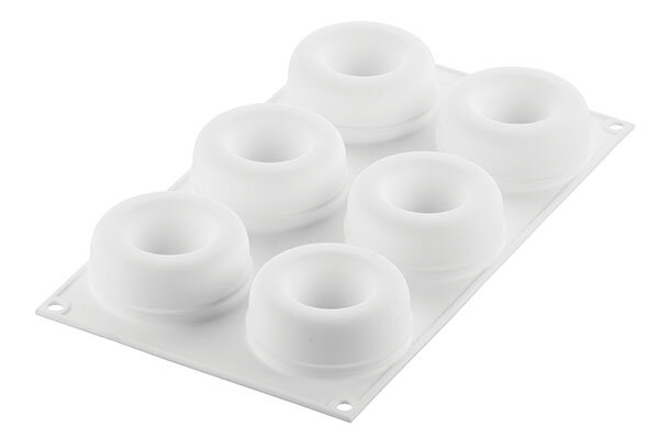 SILIKOMART - MOULE SILICONE -OBLIO 95-DIAM 75 HT30MM6X 95ML-CURVEFLEX