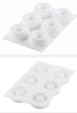 SILIKOMART  OBLIO 95-DIAM 75 HT30MM VORM6X 95ML-CURVEFLEX=ST