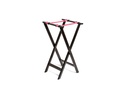 SUPPORT PLATEAU DE SERVICE 44X43.3XHT83.5CM BOIS HETRE NOIR