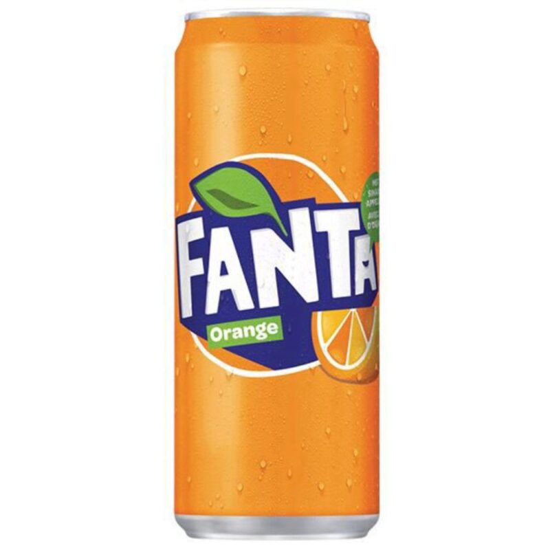 FANTA ORANGE DRINK SLEEK CAN 24 X 33CL