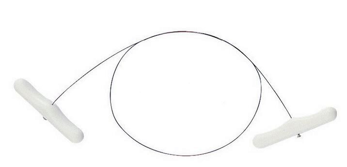 45CM KAASDRAAD MET HANDVAT PER STUK