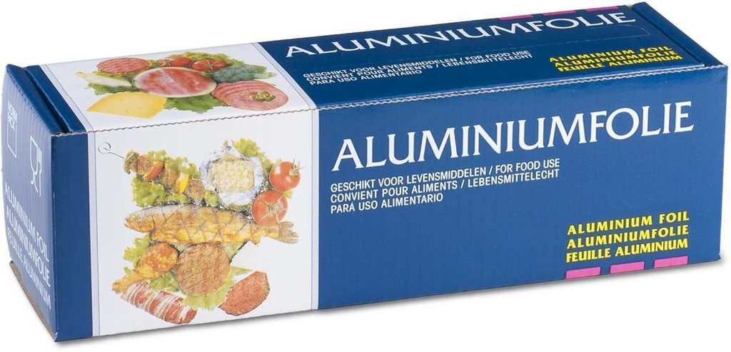 ECONO ALUMINIUMFOLIE ROL 30CM X 225M 11MY DISPENSER