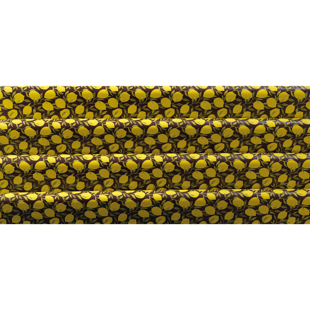 088003 PCB FEUILLES IMPRIMÉES CITRONNIER 40X25CM 17PCS ***S/CDE***