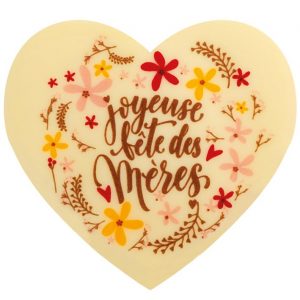 074147 PCB COEURS CB UN BOUQUET POUR MAMAN 5,8X5,4CM 50PCES ***S/CD***
