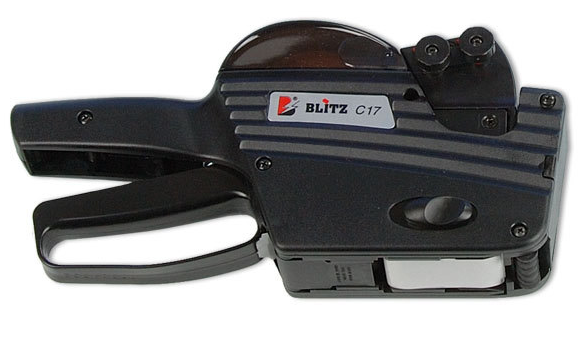 BLITZ 2-REGEL ETIKETTER L17 *26X16MM*KARAKTERS "11+7"