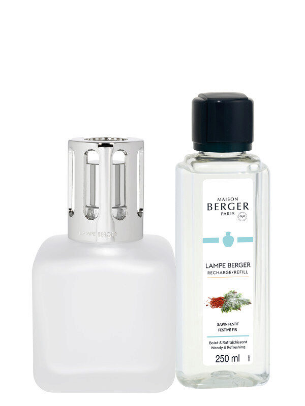 LAMPE BERGER COFFRET HOLY GLACON GIVRE WINTER + S APIN FESTIF 250ML