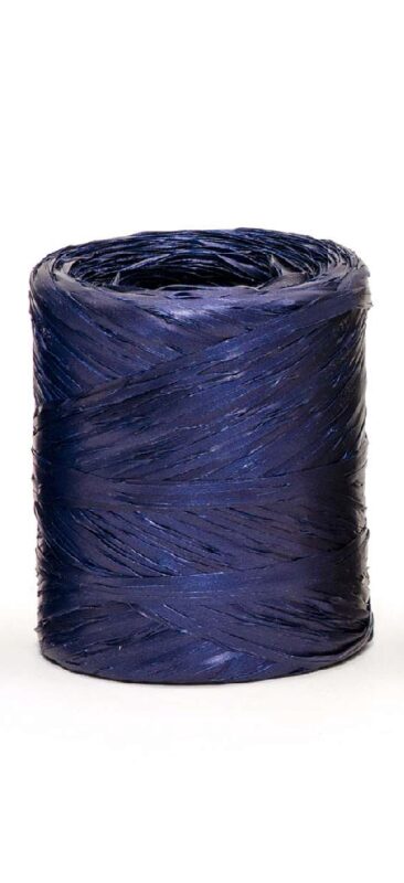 POLY RAFFIA 15MM X 200M MARINEBLAUW R84