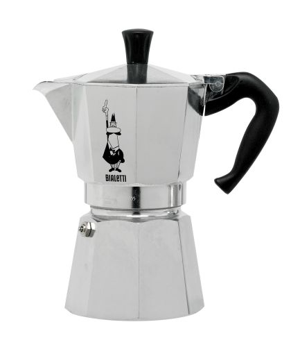 BIALETTI OCEANA ALU MOKA ESPRESSO COFFEE MAKER 6CUPS