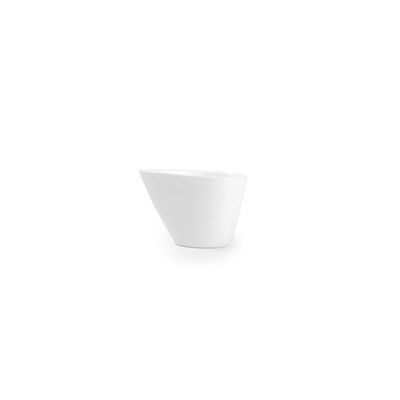BONBISTRO WHITE PORCELAIN GRAVY BOAT/CREAMER 4CL