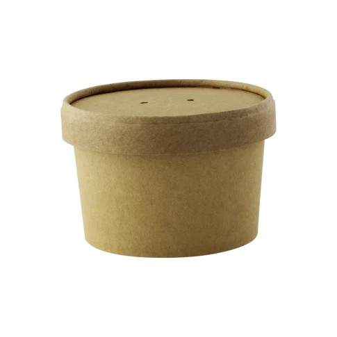 210SOUPCOK8 POT  GLACE/SOUPE KRAFT 240ML + COUVERCLES 25PCES 