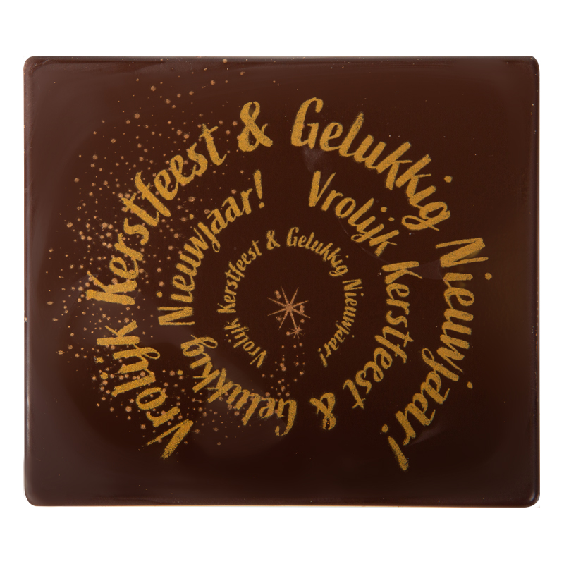 15640 ZIJKANT VROLIJK KERSTFEEST 9X8CM 40PCES ***OP/ORDER***