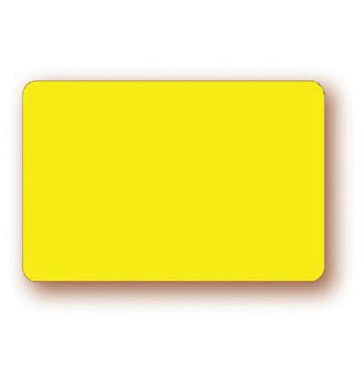 GEEL FLUO LABEL 8X6CM 10 STUKKEN