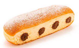 ❄️NEUHAUSER 502485 LANGE DONUT GEVULD MET CHOCOLADE EN HAZELNOOT 30X130GR