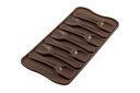 +MOULE A PRALINE EN SILICONE BRUN CUILLERE SCG28