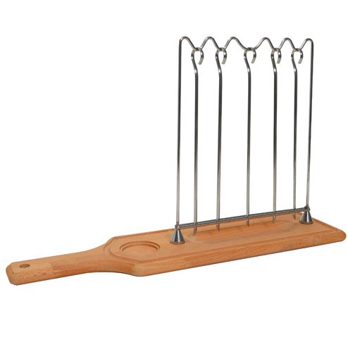 *FDS*SUPPORT AIMANTÉ 5 BROCHETTES 46X12CM H28CM