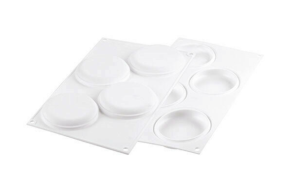 SILIKOMART - MOULE SILICONE - DECOR ROUND 80 N.4 ROND Ø85 H 15 MM