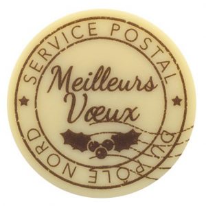 065073 ROUND PCB CB LIVE FROM THE NORTH POLE Ø 3.5 CM 120PCS ***S/CD***