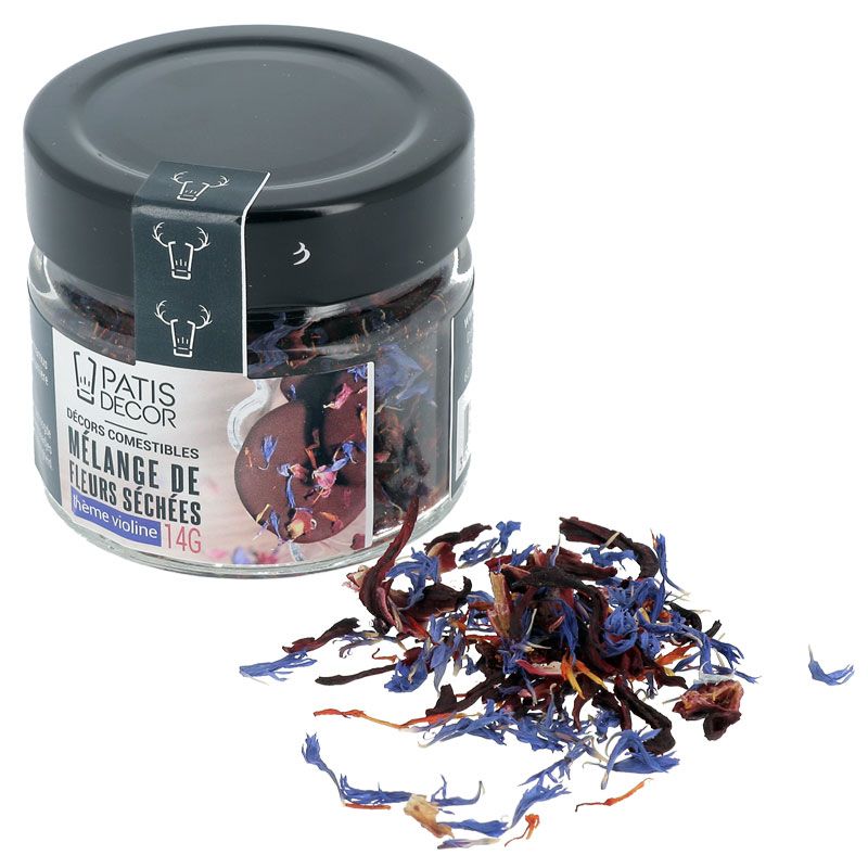 DRIED FLOWERS VIOLINE THEME MIXTURE 14G