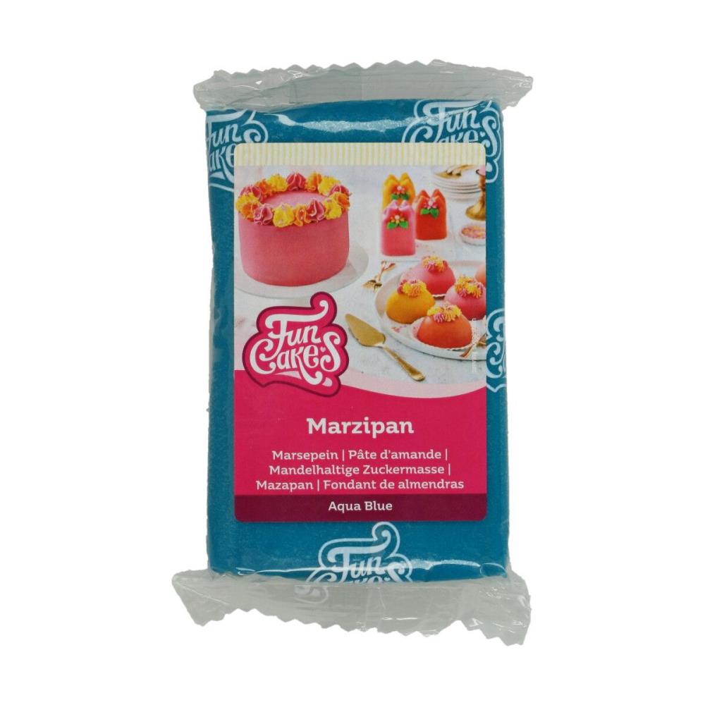 FUNCAKES MARZIPAN ALMOND PASTE 20% BLUE 250GR