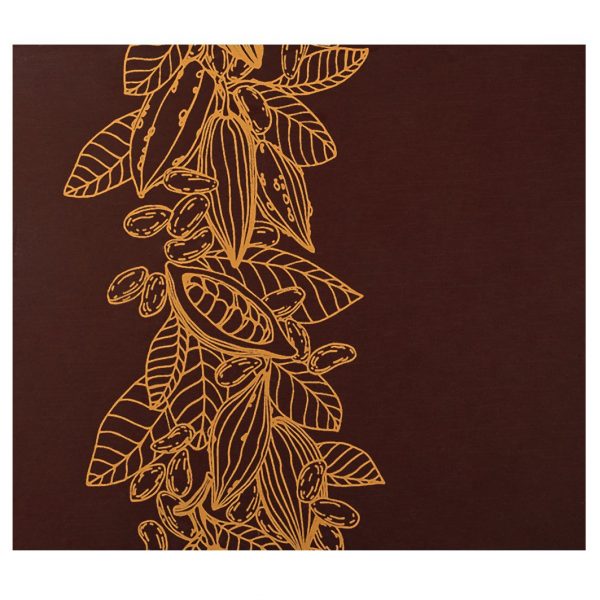 087135 PCB EINDE CN CACAO 8,5X7,5 CM 40 STUKS ***OP BESTELLING***