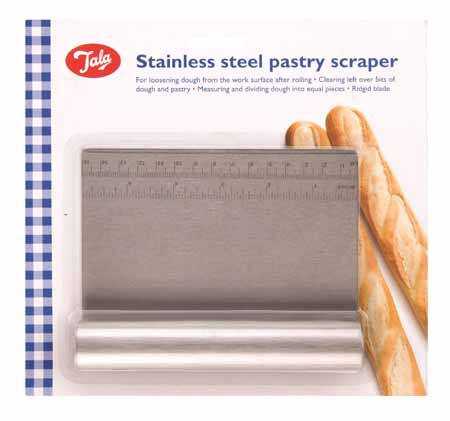 TALA COUPE-PATES INOX GRADUE 15CM A/POIGNEE -MENAGER 