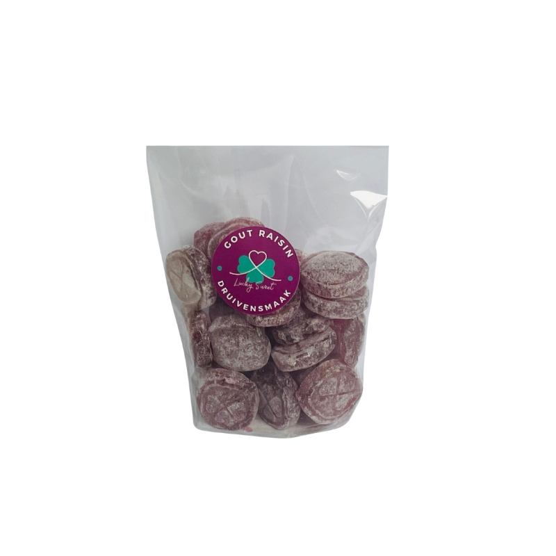 LUCKY SWEET GRAPPES CANDY 100GR BAG
