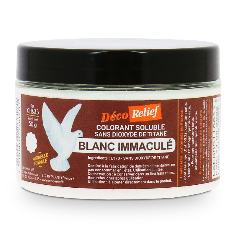 IMMACULATE WITTE LIPO/HYDROOPLOSBARE KLEURSTOF 50GR