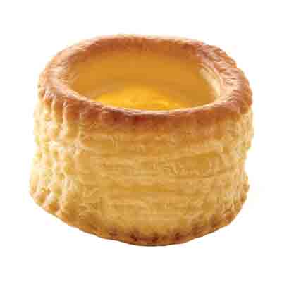 PIDY PUFF PASTRY VOL-AU-VENT SHELLS  Ø8CM BEURRE BUTTER FIXED LID 4PCES