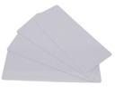 EDIKIO LANGE WITTE PVC KAARTEN - 150X50MM0.50MM - 100 STUKS 0.50MM - VOOR FLEX