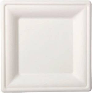 *FDS*DUNI ASSIETTE CARREE BAGASSE BIO 16X16CM 10PCES
