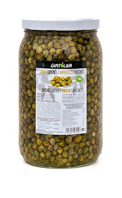 GUSTOLIVA NON PARELLED CAPERS 1000ML