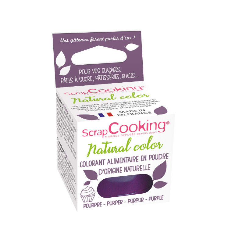 SCRAPCOOKING COLORANT ALIMENTAIRE NATUREL POURPRE 10GR