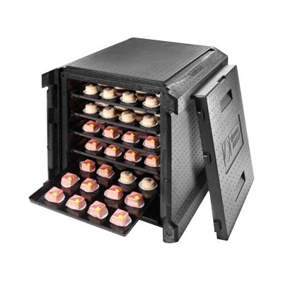 THERMOBOX COMBI 9 NIVEAUX FRONTAAL OPENING BINNENMAAT 62X40.5X51CM=STUK