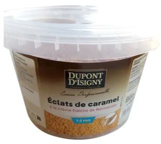 1/3MM CRISPY MILK CARAMEL SLIVERS DUPONT D'ISIGNY 800GR