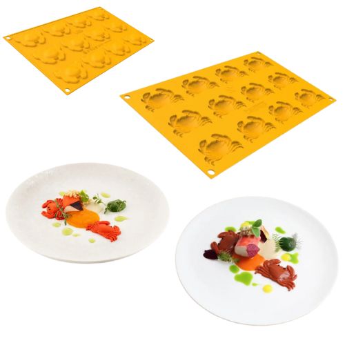 SILIKOMART NATURAE PRO SILICON MOLD GRANCHIO 6 N.12 6,1X4,1X0,7CM