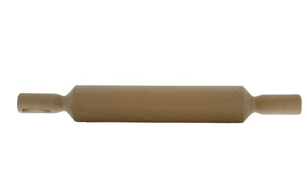 ROULEAU A PATE EN HETRE 40CM DIAM 7CM A/POIGNEES