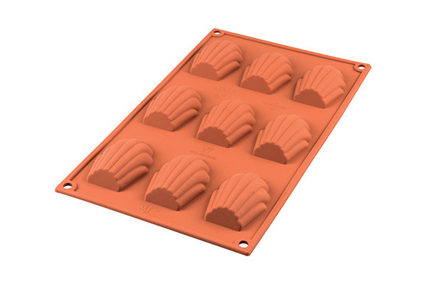 SILIKOMART SF032 9 MADELEINEVORM 68 X 45 H 17MM 30ML ML ANTI-AANBAK GN1/3 -50° TOT 250°