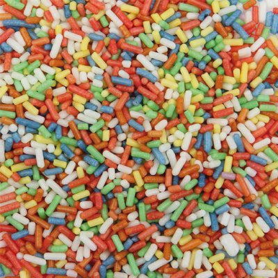1061294 COLOURED VERMICELLI MIX 750GR