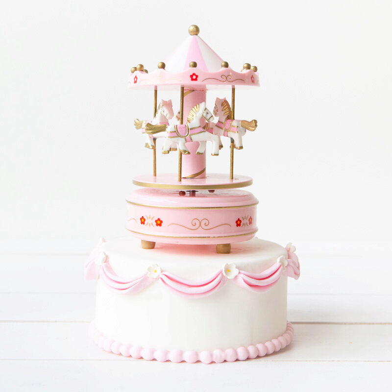 45620 KIT CARROUSEL ROZE  STUKKEN = KIT