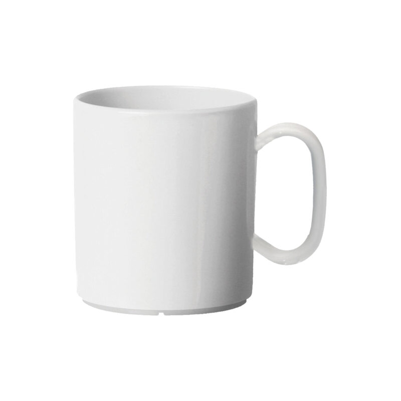 WACA MUG BLANC DROIT 325ML 7.5XH9CM