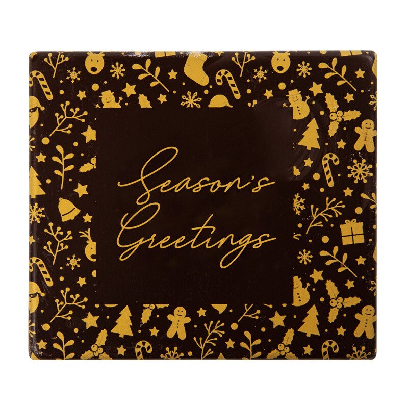 15496 ZIJKANT SEASON'S GREETINGS 9X8CM 40STKS ***OP BESTELLING***