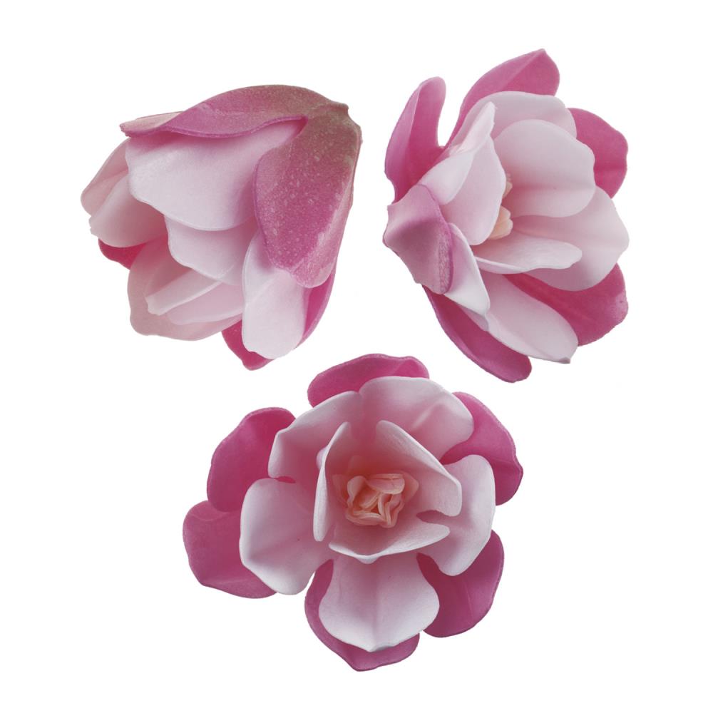MAGNOLIE FLOWER WAFER 6.5-7CM 6 PCS