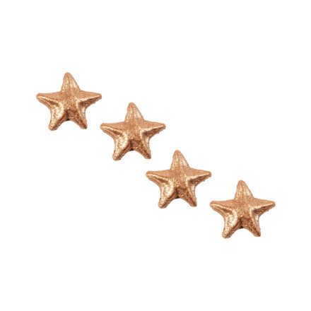 1014171 ETOILE BRONZE RELIEF EN SUCRE Ø 2CM 300 PIÈCES***S/CD***