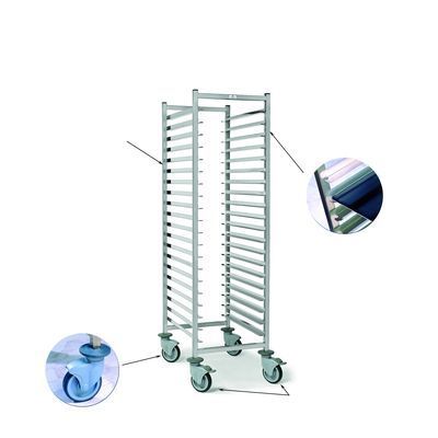 BOURGEAT CHARIOT OPTIMO 60X40-20NIV-ESPACE 67M-ENTREE 40 - 772420