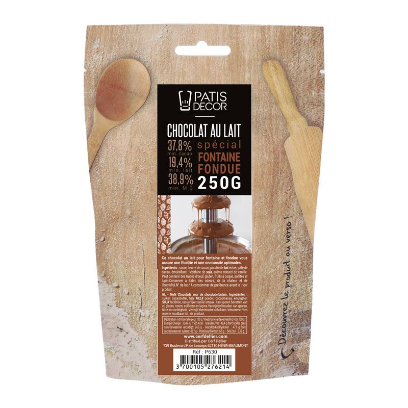 CHOCOLAT FONTAINE LAIT   250G