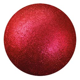 065289 PCB BOULES CB CRISTALLISÉES ROUGE Ø 2 CM 63PCES ***S/CD***