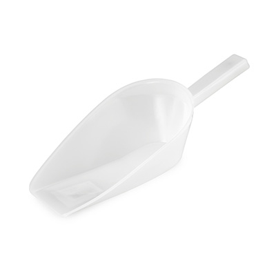 PELLE A FARINE PLASTIQUE BLANC 40CM 1250ML
