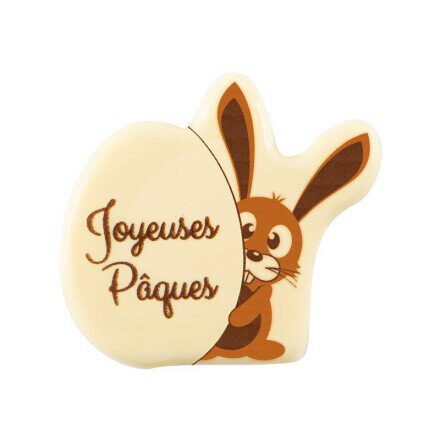 69082 PLAATJE KONIJN JOYEUSES PÂQUES 75 STUKKEN = DOOS