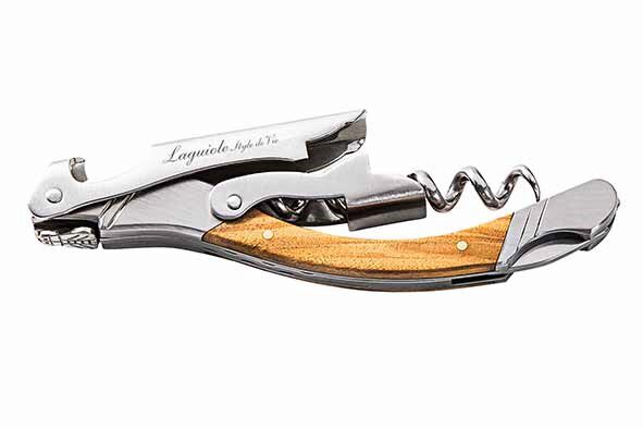 LUXURY LINE LIFESTYLE SOMMELIER STAINLESS STEEL/OLIVE WOOD